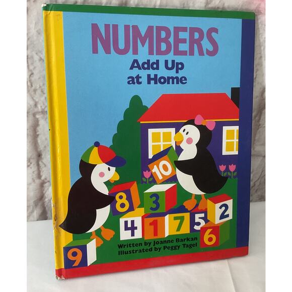 1993 Large Hardback Numbers Add Up at Home By Joanne Barken - Picture 1 of 6